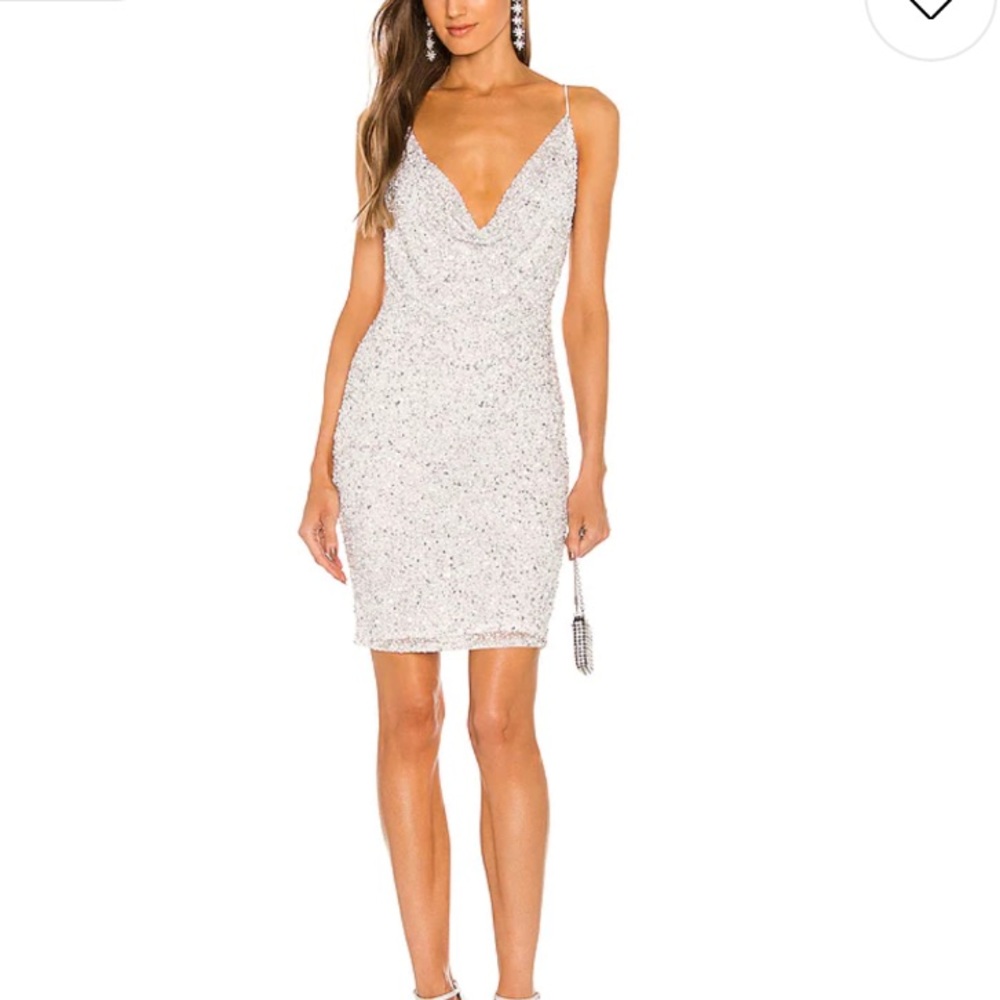 Retrofete Bridal Mindi Dress in Silver White